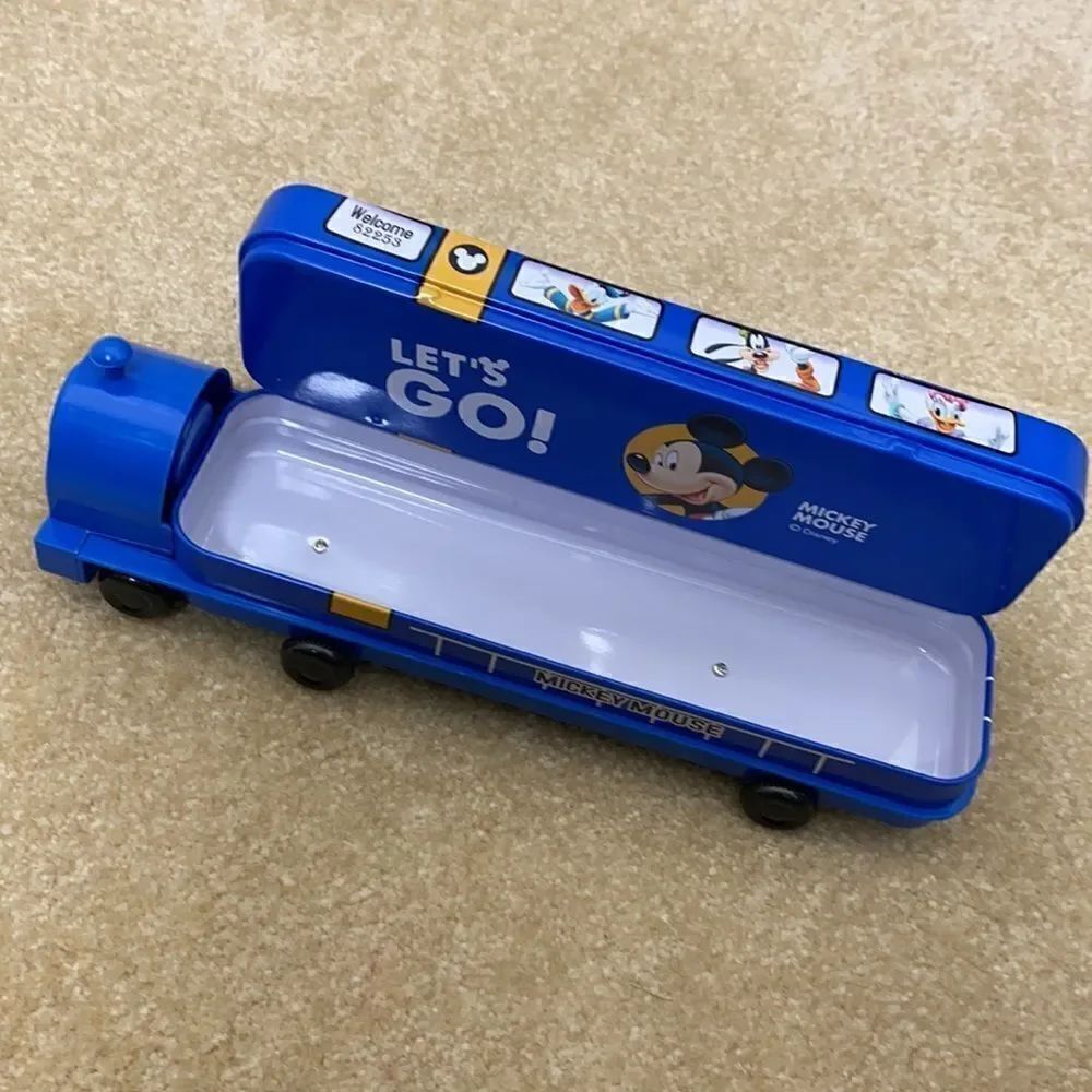 Mickey Mouse Pencil Box with Sharpener NWT - Picture 2 of 7